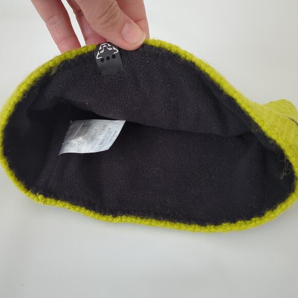 Dynafit Headband Ski Snowboard Fleece Lined Ear Warmer Lime Green Made in Italy - Picture 3 of 4